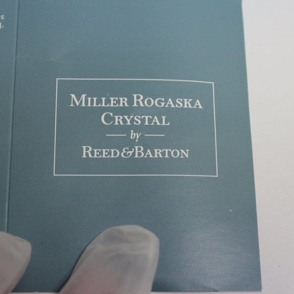 Miller Rogaska Crystal by Reed & Barton Bud Vase - Picture 12 of 15